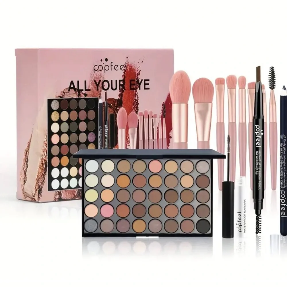 Pop Feel “All your Eye” eyeshadow palette + makeup set - Picture 1 of 7